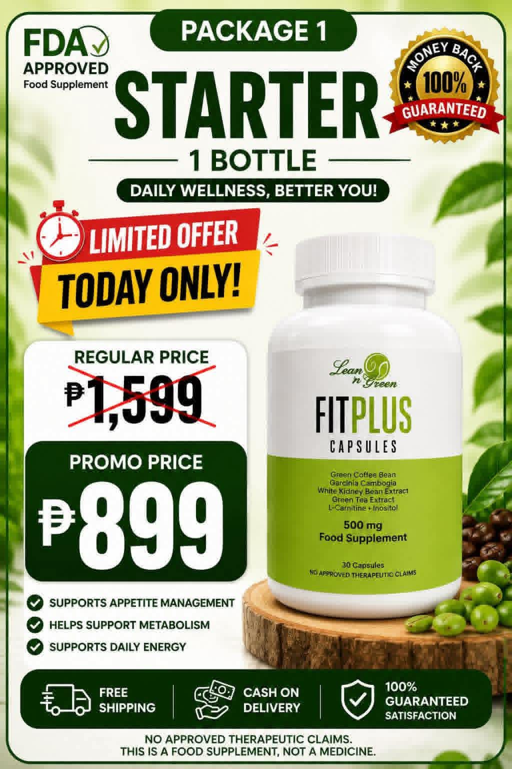 Starter Package - 1 Bottle Fitplus